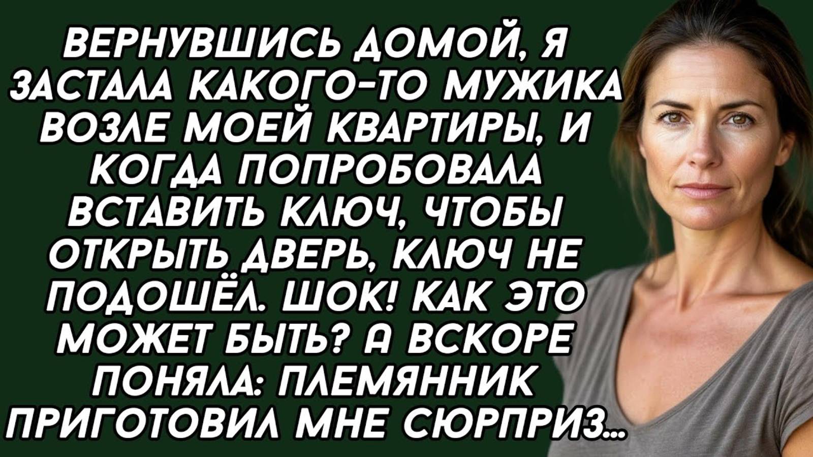 Истории из жизни: Ключ к двери моей квартиры не подошёл, шок.