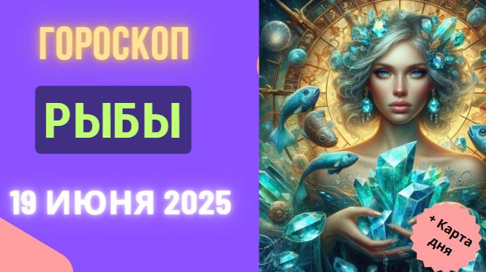 ♓️ 19 ИЮНЯ ГОРСКОП НА СЕГОДНЯ ДЛЯ РЫБ — ДЕНЬ ИНТУИЦИИ И ДУХОВНОГО РОСТА!