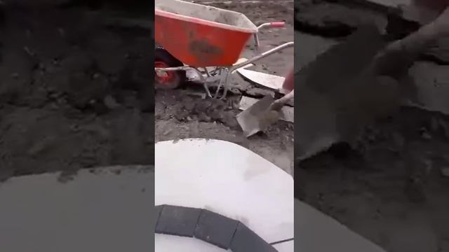 Скруглить дорожку