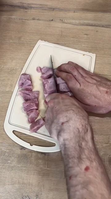 Батат с мясом в духовке
