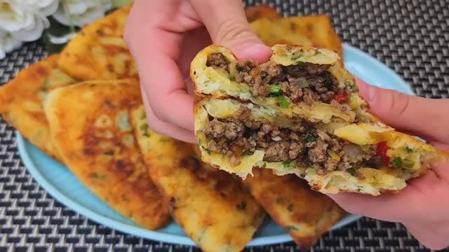 Пирожки с ФАРШЕМ и КАРТОФЕЛЕМ❗🔥 Пальчики оближешь❗🔥