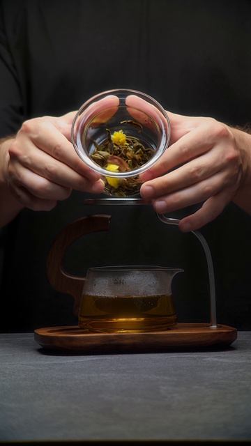 Завариваю самый женственный чай в мире. Смотрите, что внутри! #ozon #tea #чай