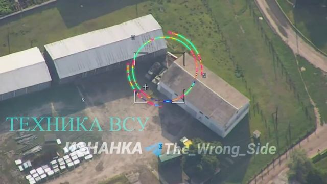 Прилёт ОТРК "Искандер" по целям в Конотопе.