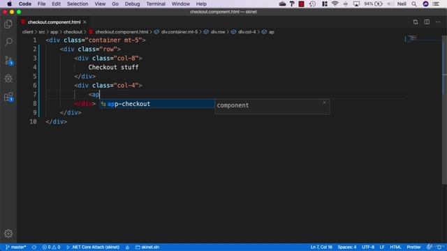 231 Checkout page layout