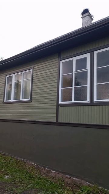 Покраска дома покрасочной станцией,  Строй-Ритм 35