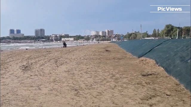 Анапа - Сезон 2025. Центральный пляж в Анапе сегодня 18 июня 2025. Море и погода в Анапе сейчас