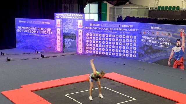 Белоус Анна Произвольная программа Чемпионат России 2025 по гиревому спорту