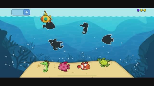 Мультик для малышей, морское дно.