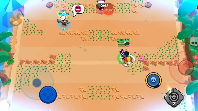 Играю в бравл Старс за Своих любимых персонажей