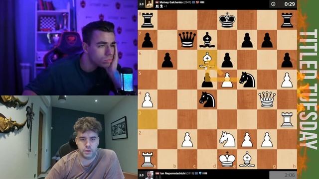 КТО-ТО ИЗ НАС ДВОИХ УЙДЕТ НИ С ЧЕМ! // GM ЯН НЕПОМНЯЩИЙ vs IM МАТВЕЙ ГАЛЬЧЕНКО #шахматы #chess