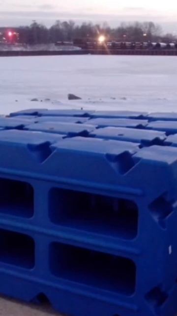 Пластиковые модульные понтоны | Plastic modular pontoons