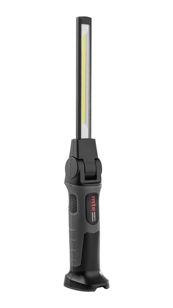 Удобный узкий фонарь аккумуляторный светодиодный slim 1000 usb mte. 2 источника света. Мощный магнит