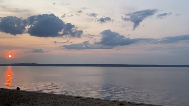 Красивые облака над Волгой ❤️