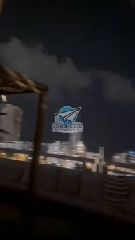 Кадры прилета иранской ракеты где-то в Тель-Авиве !!!