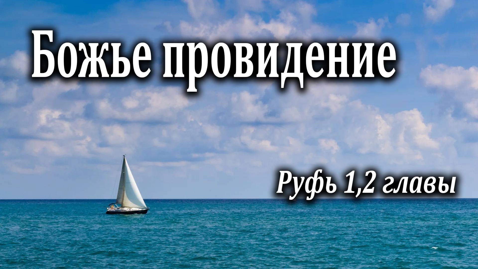 28.06.2020 "Божье провидение" Руф 1,2 Левшин Степан