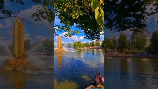 ВДНХ Фонтан "Золотой колос"