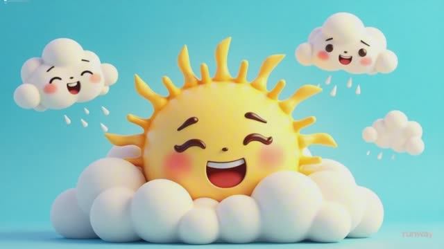 Солнышко-смешинко 🌞 _ Песенка для детей + Мультик