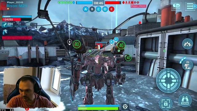 Robot Warfare когда скучный бой ○ Робот на луне