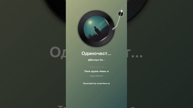 Одиночество