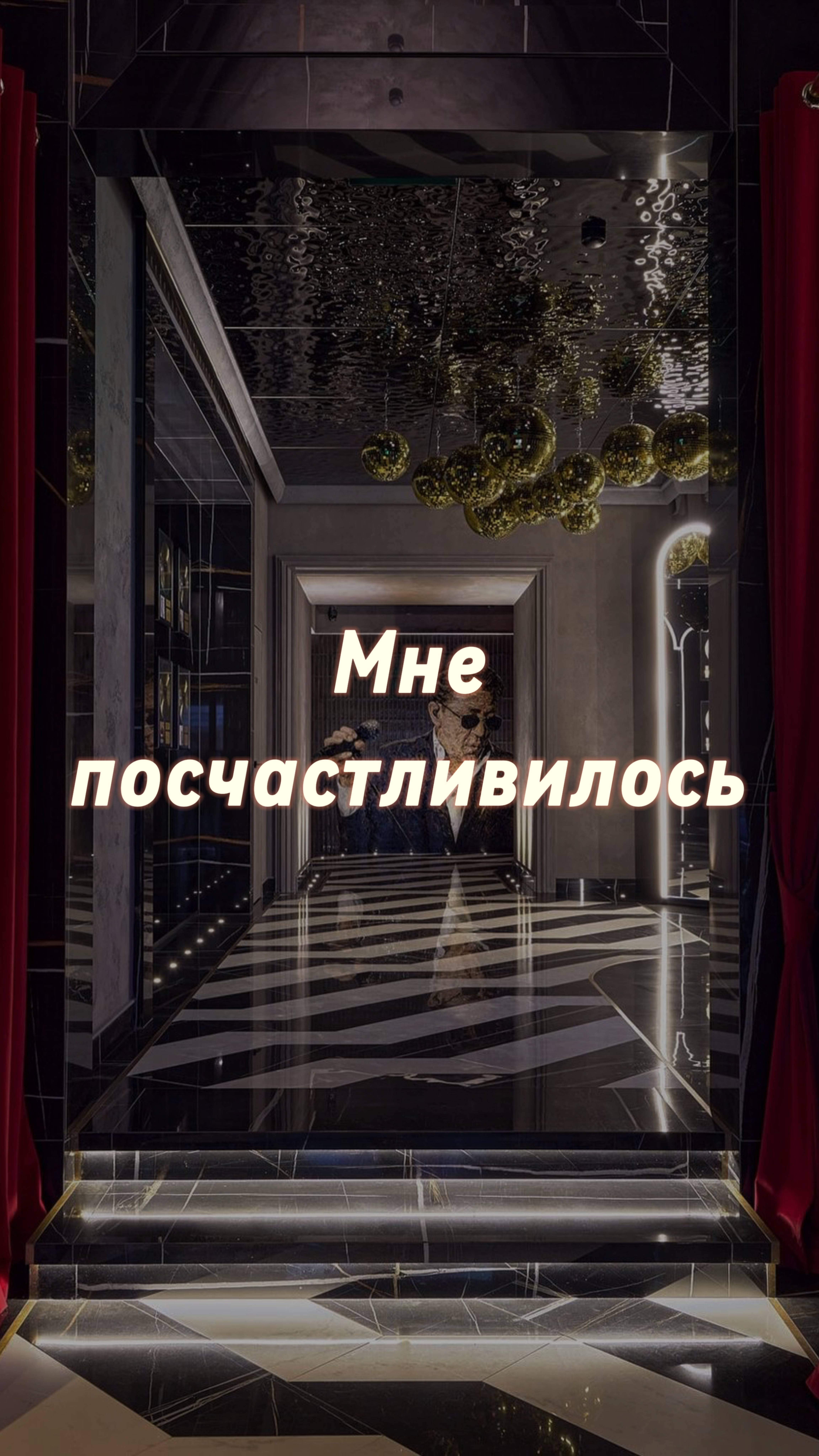 Мне посчастливилось
