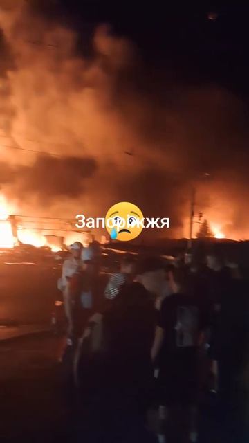 🔴Результат ночного удара «Гераней» по промышленному предприятию в Запорожье. (18 июня 2025 года)🔴