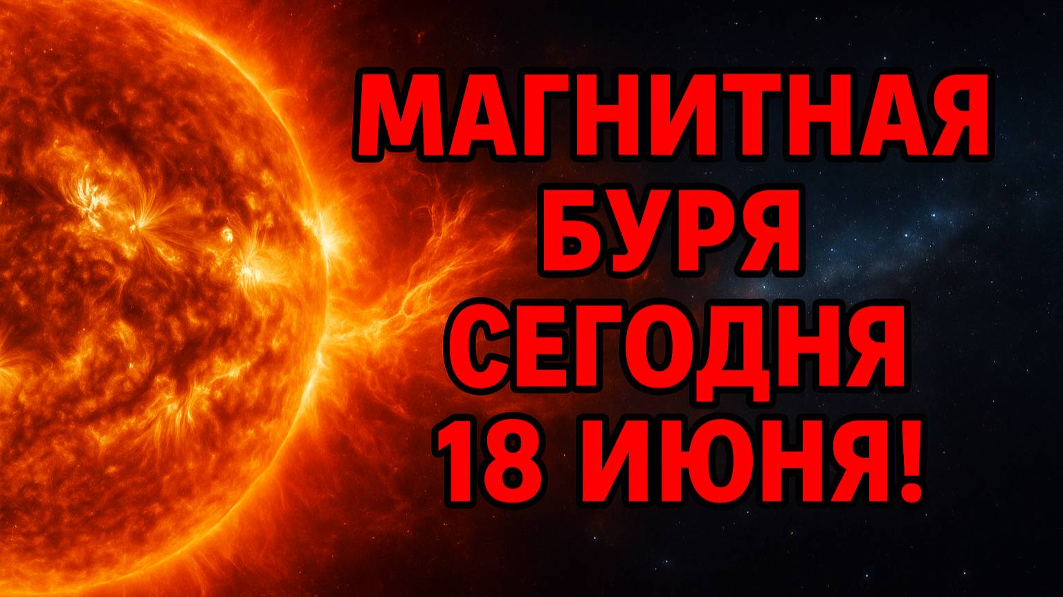МАГНИТНАЯ БУРЯ 18 ИЮНЯ — ВРЕМЯ БЫТЬ НАЧЕКУ!