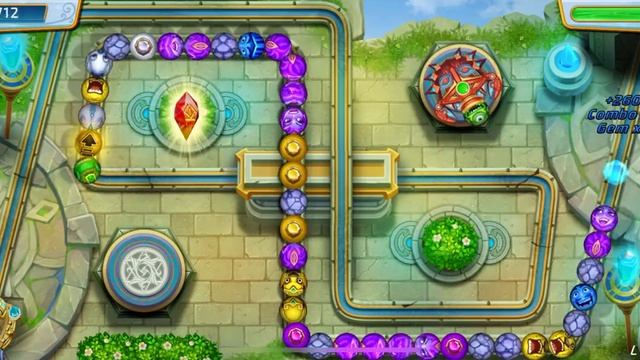 Atlantisor (аналог Zuma) уровень 18-2 Sky City Garden 2 • Обзор CrazyTwin