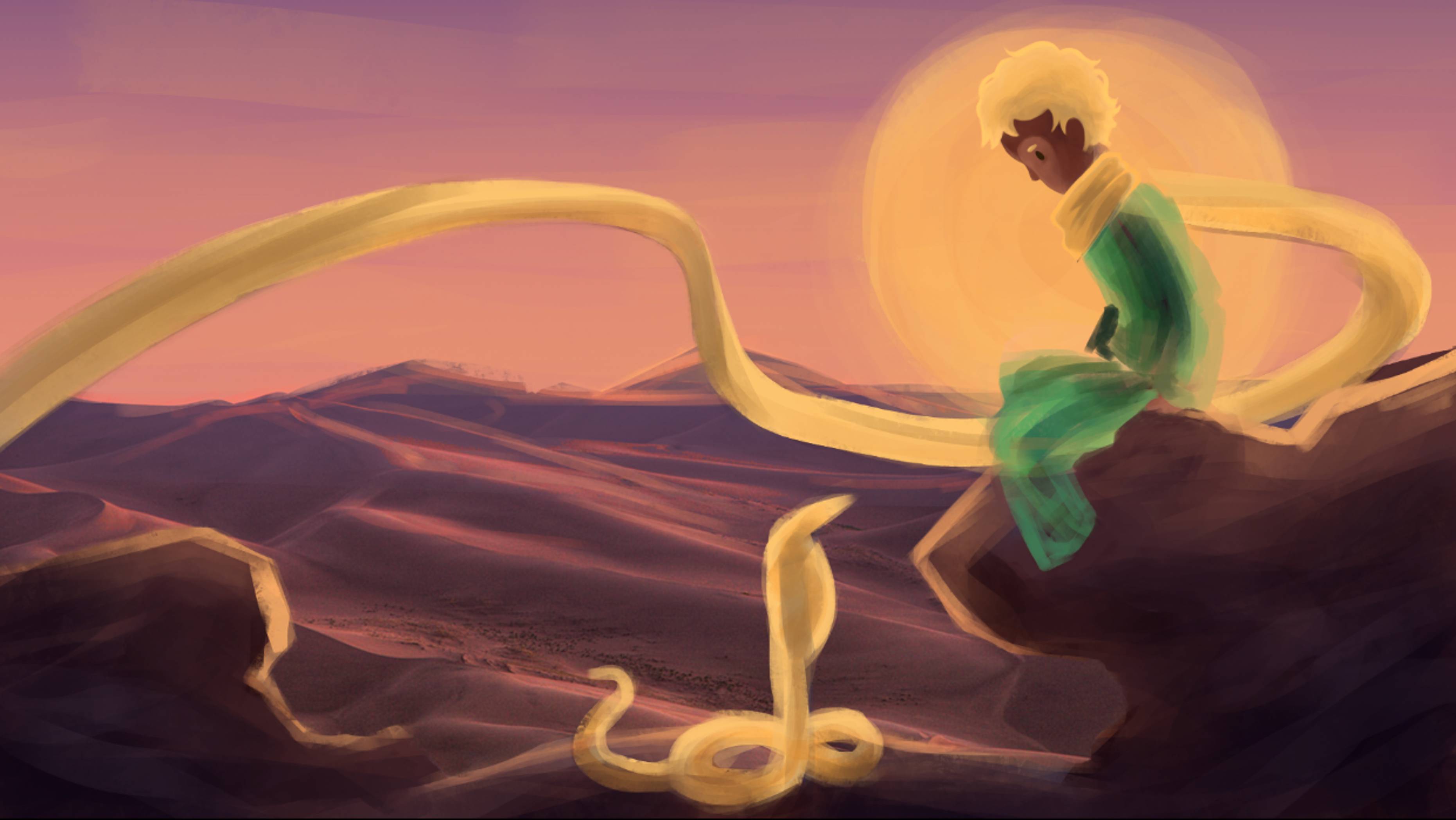 Антуан де сент-Экзюпери. Маленький принц. Окончание.