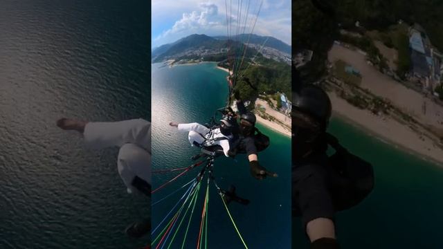 Взлет на пляже с BLUE WING дроном