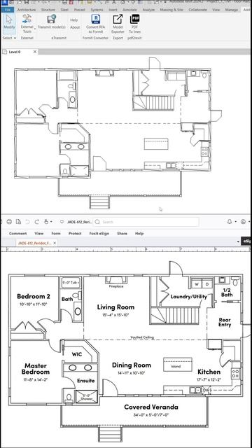 Конвертация векторного PDF в линии Revit