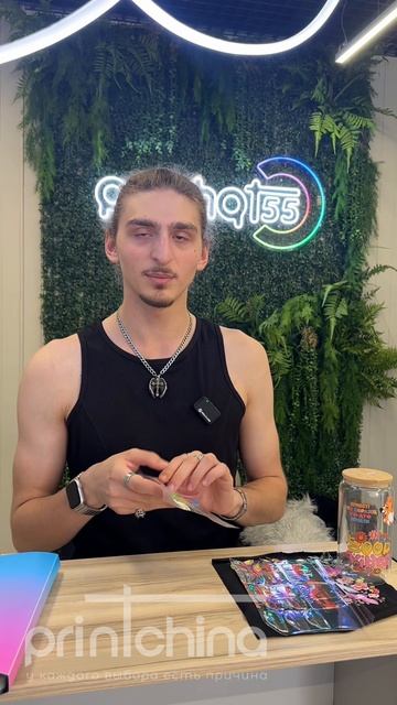 Клеим УФ-ДТФ правильно! #юмор #uv #наклейки