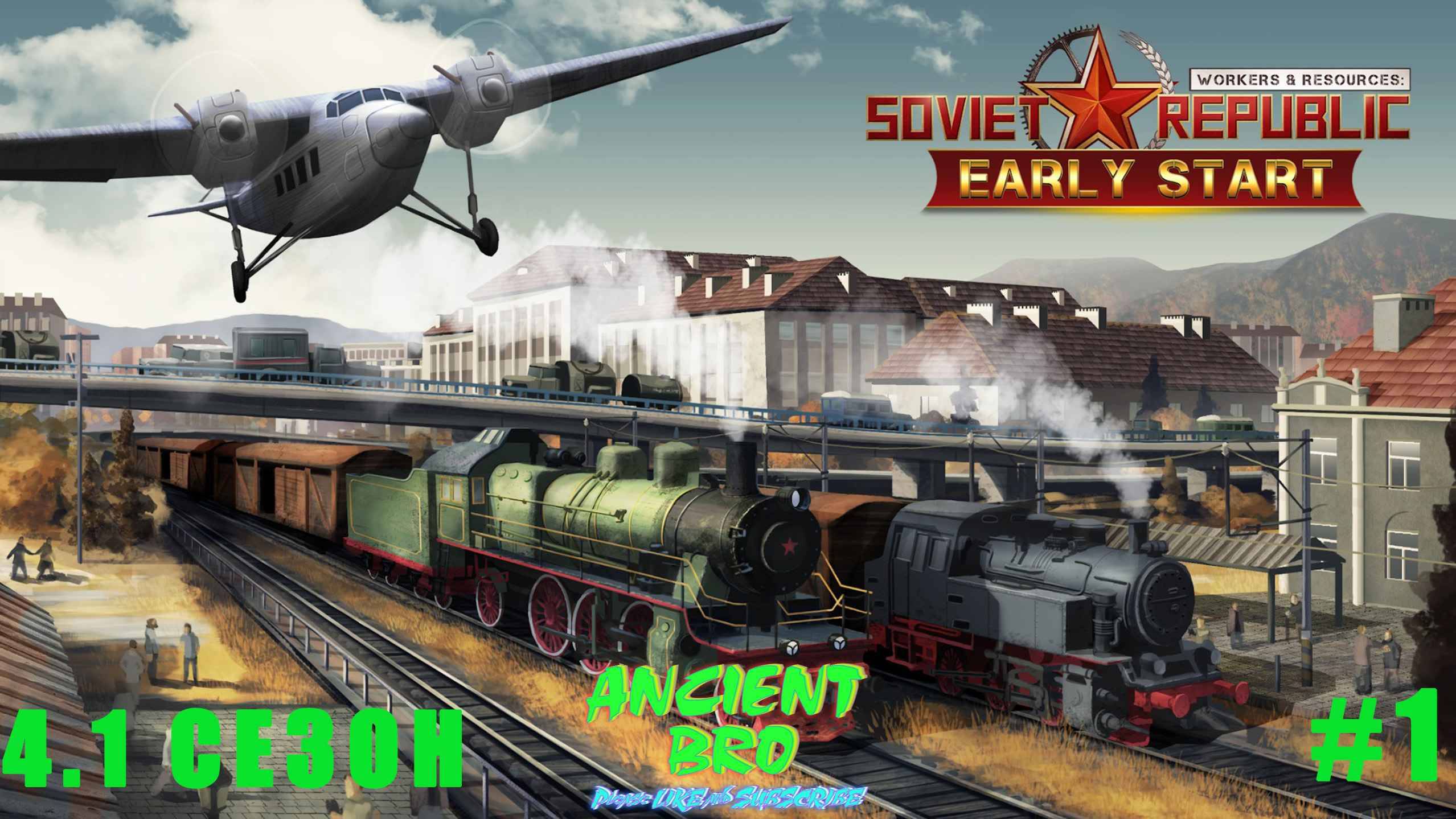 #1 S4.1 ПЕРЕЗАПУСК! #WorkersResourcesSovietRepublic #DLC #EarlyStart #WorldMap #Biomes #WRSR #2025