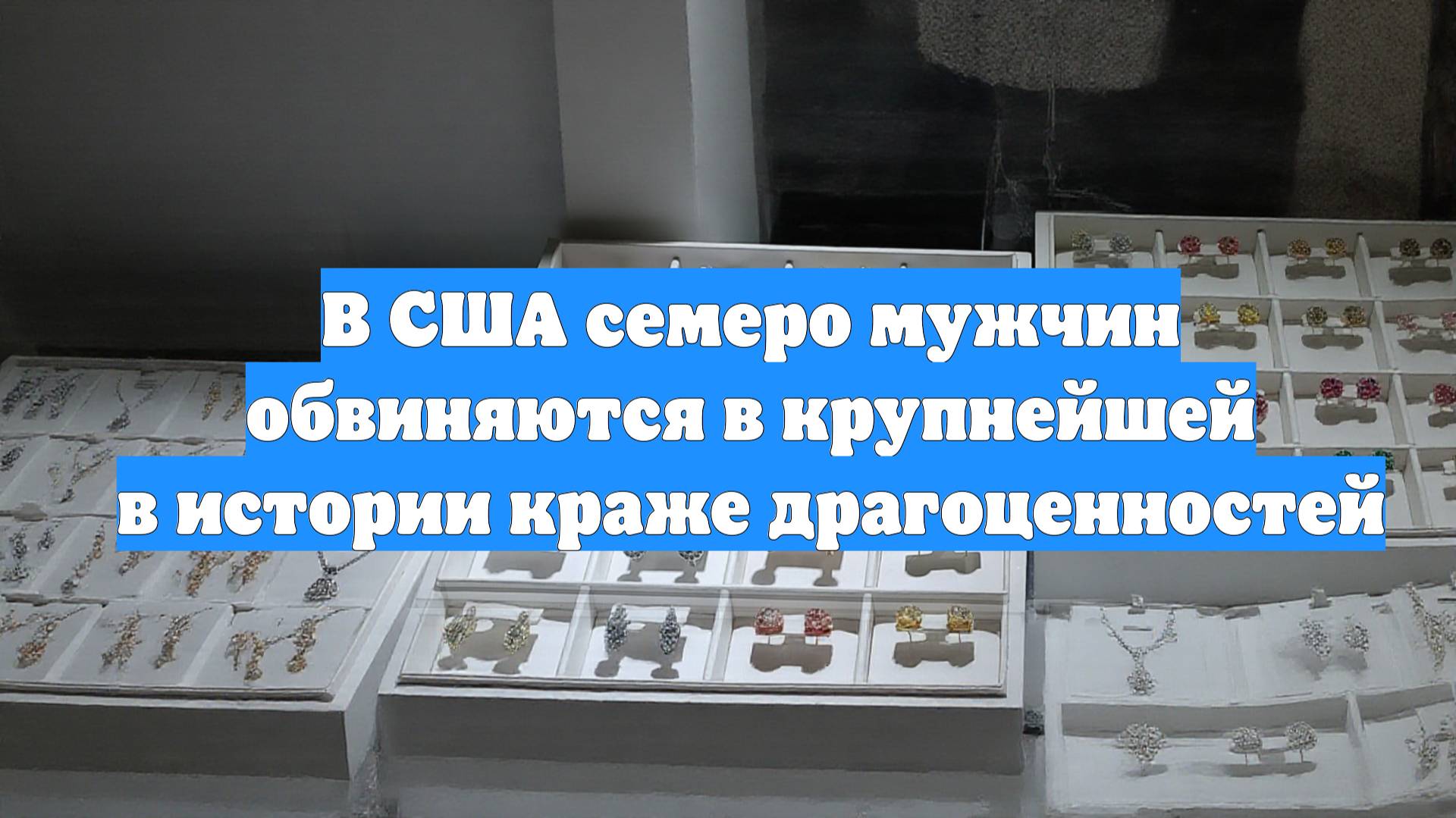 В США семеро мужчин обвиняются в крупнейшей в истории краже драгоценностей
