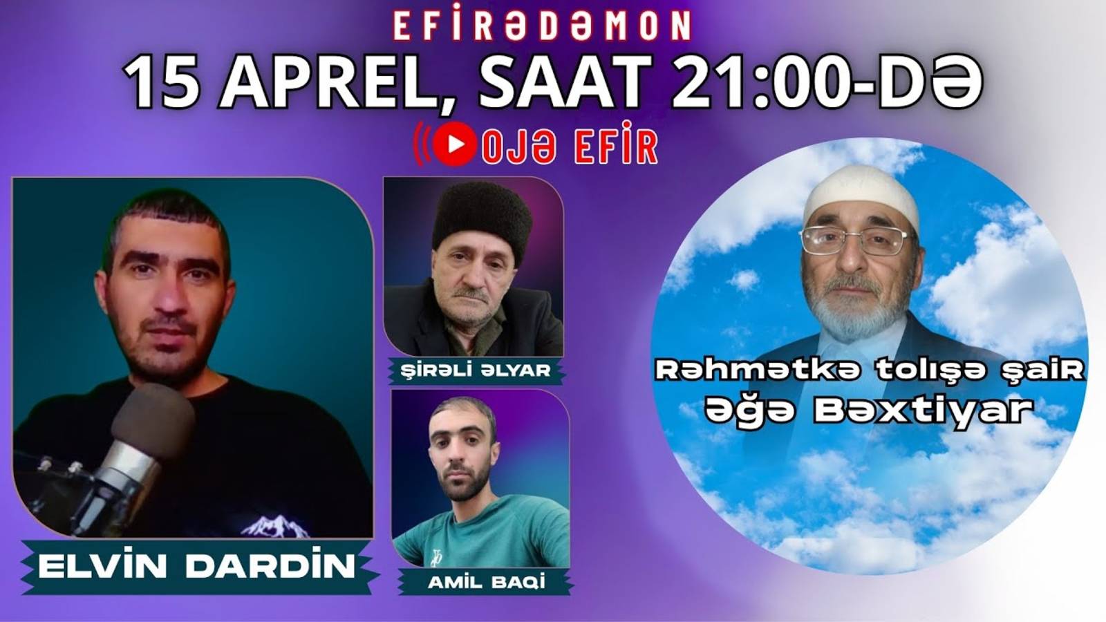 "Efirədəmon" 15 Aprel saat 21:00 DƏ