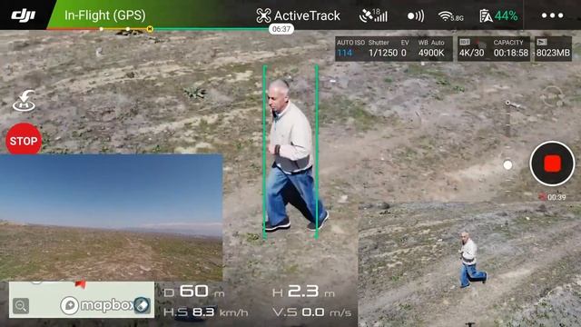 MAVIC  AIR  Режим Актив Трек