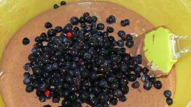Черничные кексики