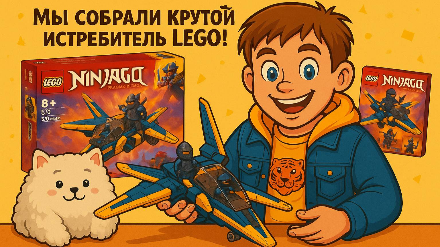 Мы собрали суперштурмовой истребитель Lego Ninjago Dragons Rising!