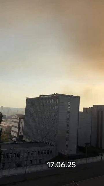 Последствия ночных прилетов в Киеве