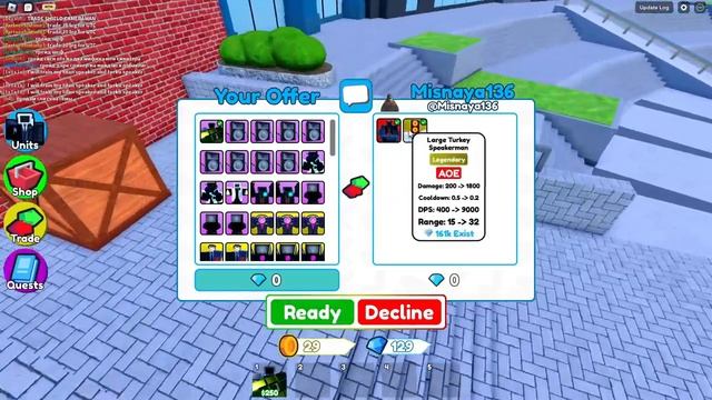 Delvir✨Что дадут за SHIELD CAMERAMAN В TOILET TOWER DEFENSE   РОБЛОКС ТУАЛЕТ ТОВЕР ДЕФЕНС