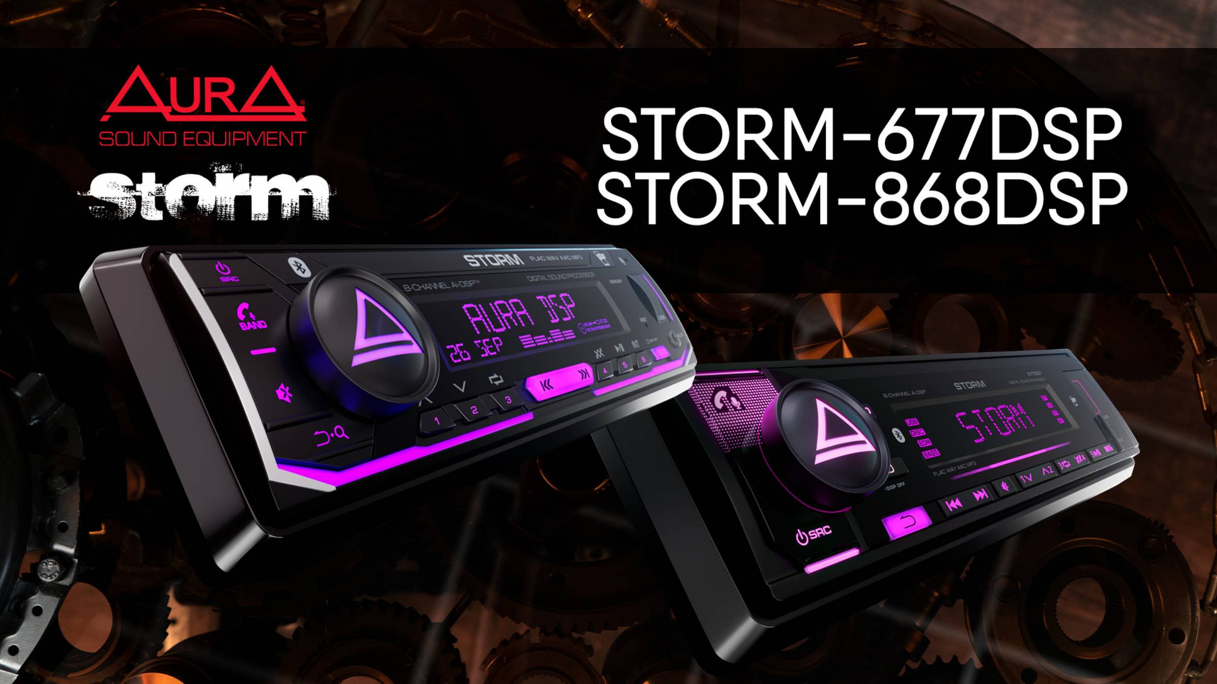 Ai-DSP ТОП за свои деньги? Новые процессорные магнитолы от AurA! STORM-677DSP и STORM-868DSP.