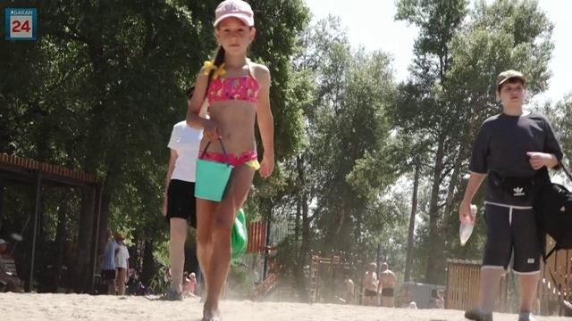 Занятия по спасению жизни: площадкой практических учений стал пляж абаканской зоны отдыха