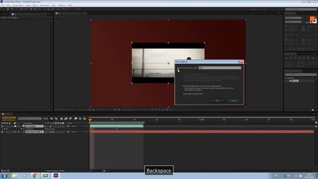 Уроки Adobe After Effects (прекомпоуз и как с ним работать)