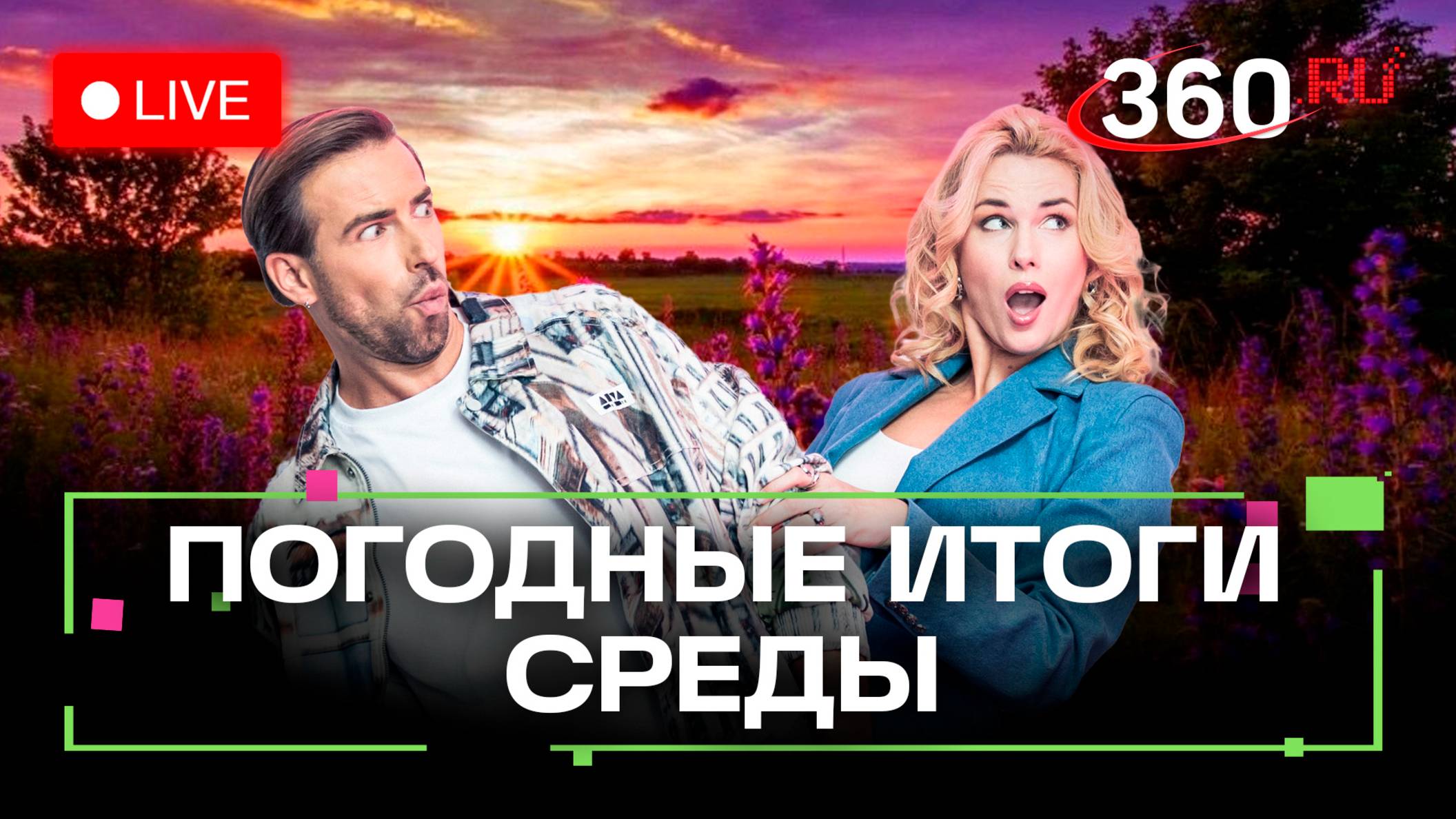 Клубника и эндуро. Дождь и сапоги. Погода на 18 июня. Метеострим 360