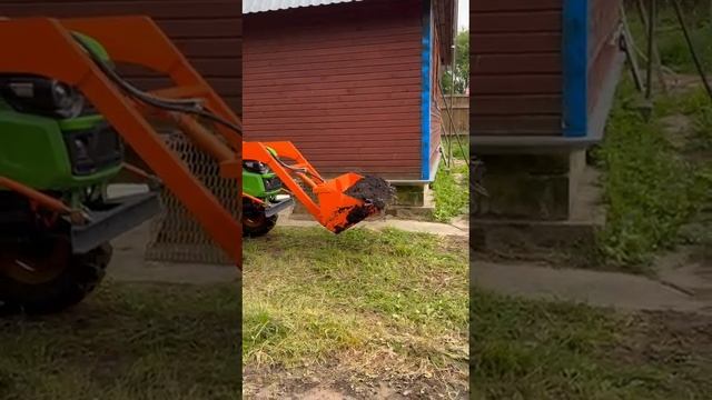Работа погрузчика Рустрак Р21
