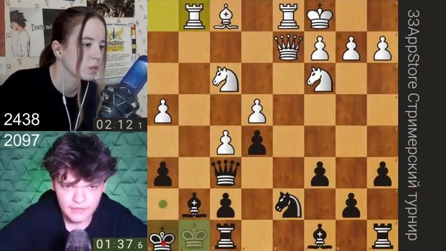 Пошла ПЛОТИНКА по 4му ряду! // WFM ДАРЬЯ ЮРАСОВА vs СЕРГЕЙ ГАЙВОРОНЦЕВ #chess #шахматы