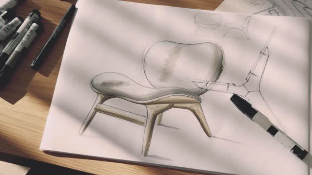 Рисунок модели кресла A Conversation Piece Lounge Chair