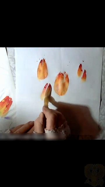 Рисуем тюльпаны 🌷 | Часть 3