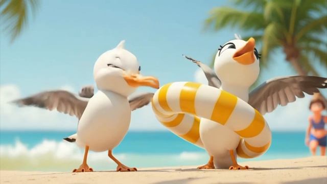 Лабубу в отпуске весëлый мультфильм для детей