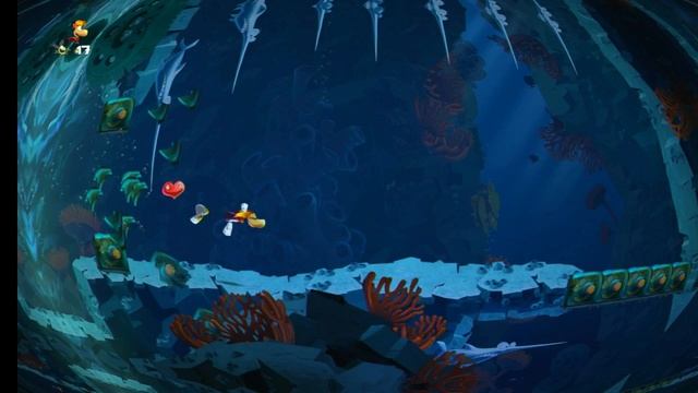 Rayman Legends. 81. Этап Гло-Гло, версия 8-бит