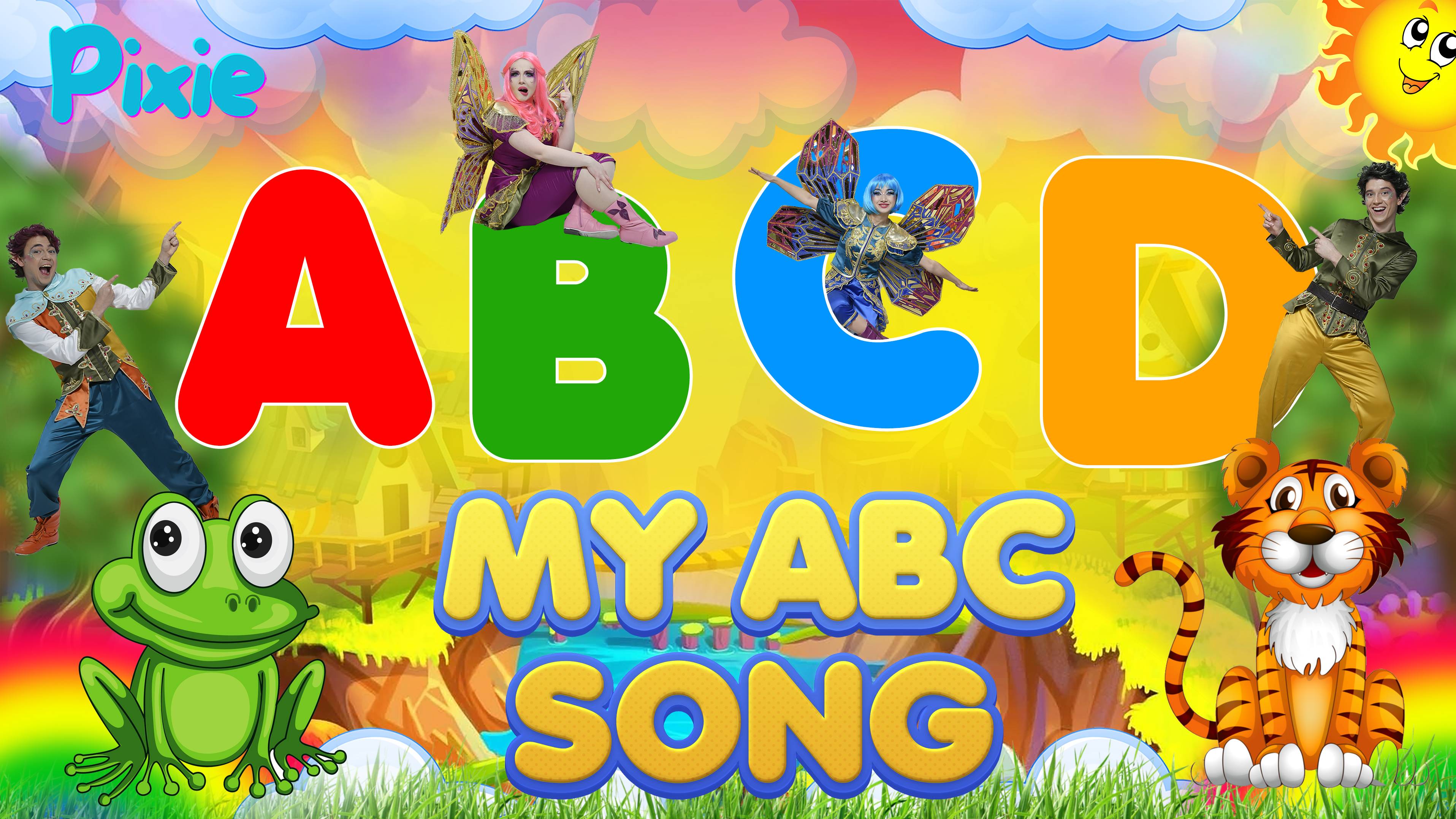 My ABCD Song📚🌈 | Pixie Kids Song🎶